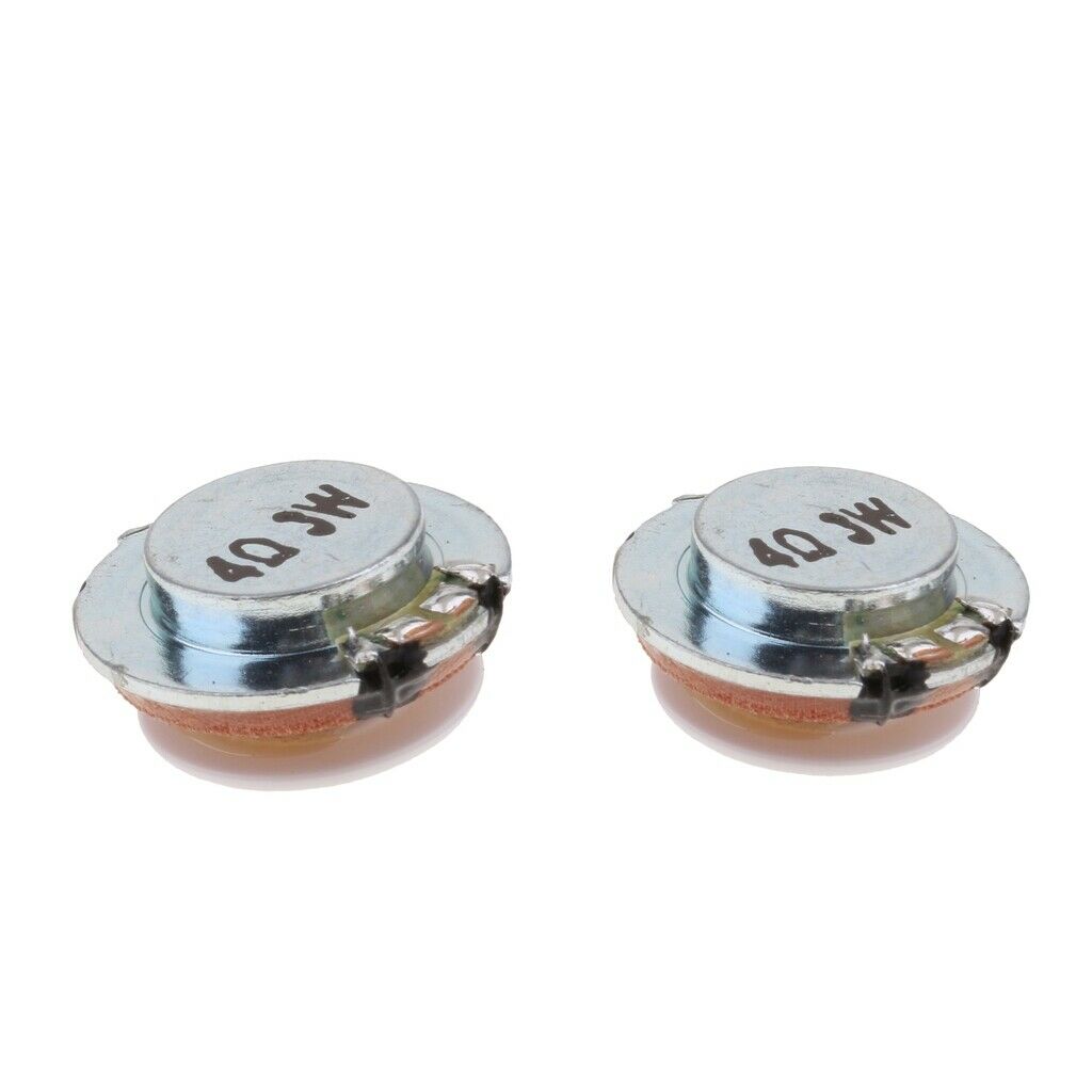 2Pack 4 Ohm 27mm 3W High Fidelity Audio Stereo Speaker Vibration Resonance