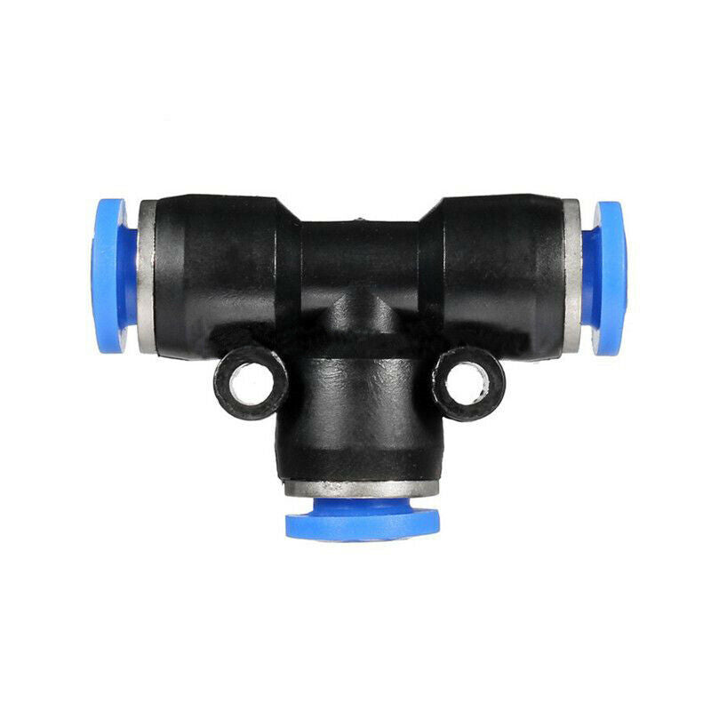 20 Pcs OD 6mm Push In Fitting Equal Y Union + Tee Union Quick Connector
