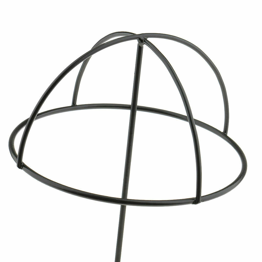 2 Pieces Hat Stands Table Top, Decorative Wig Stand Holder, Hat Rack Stand Metal