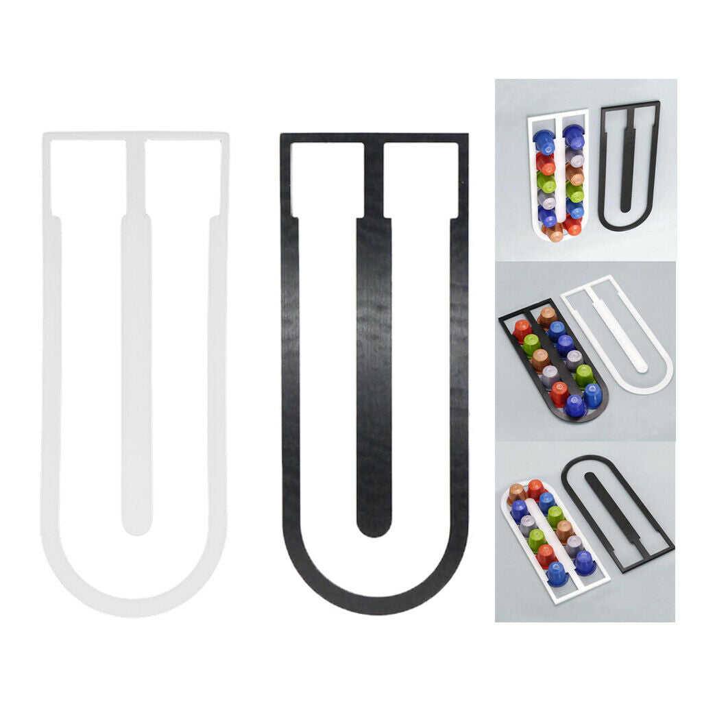 2pcs Coffee Capsule Holder 12 Capsules Coffee Pod Dispenser for Nespresso