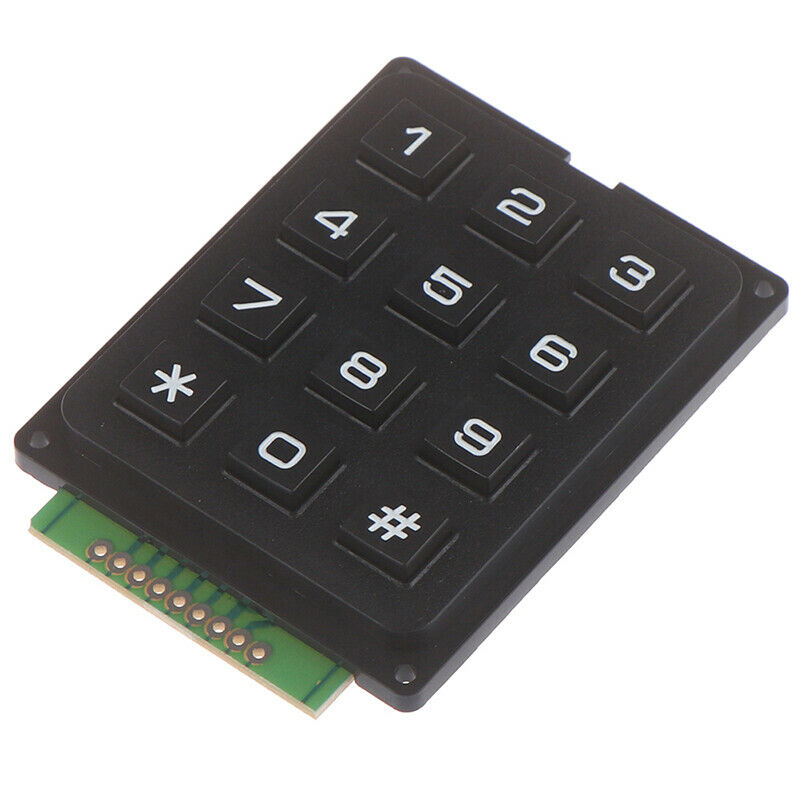 12Key Membrane Switch Keypad 3 x 4 Matrix Keyboard Module Membrane Switch Key SJ