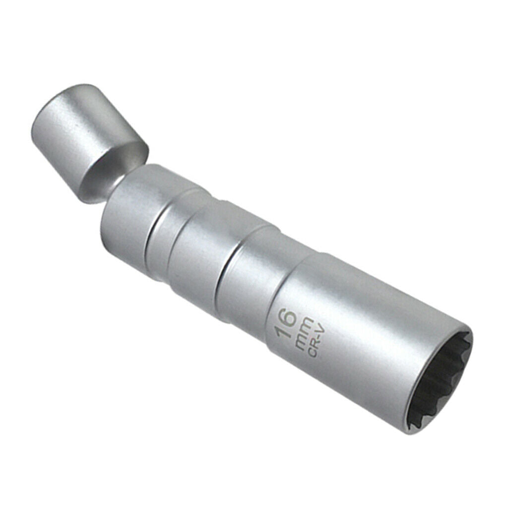16mm 3/8inch Drive Thin Wall Magnetic Spark Plug Wobble Socket for BMW E60