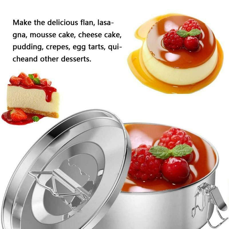 Flan Mold Pot in Cooking Bakeware Pressure Cooker Accessories Come with Rack