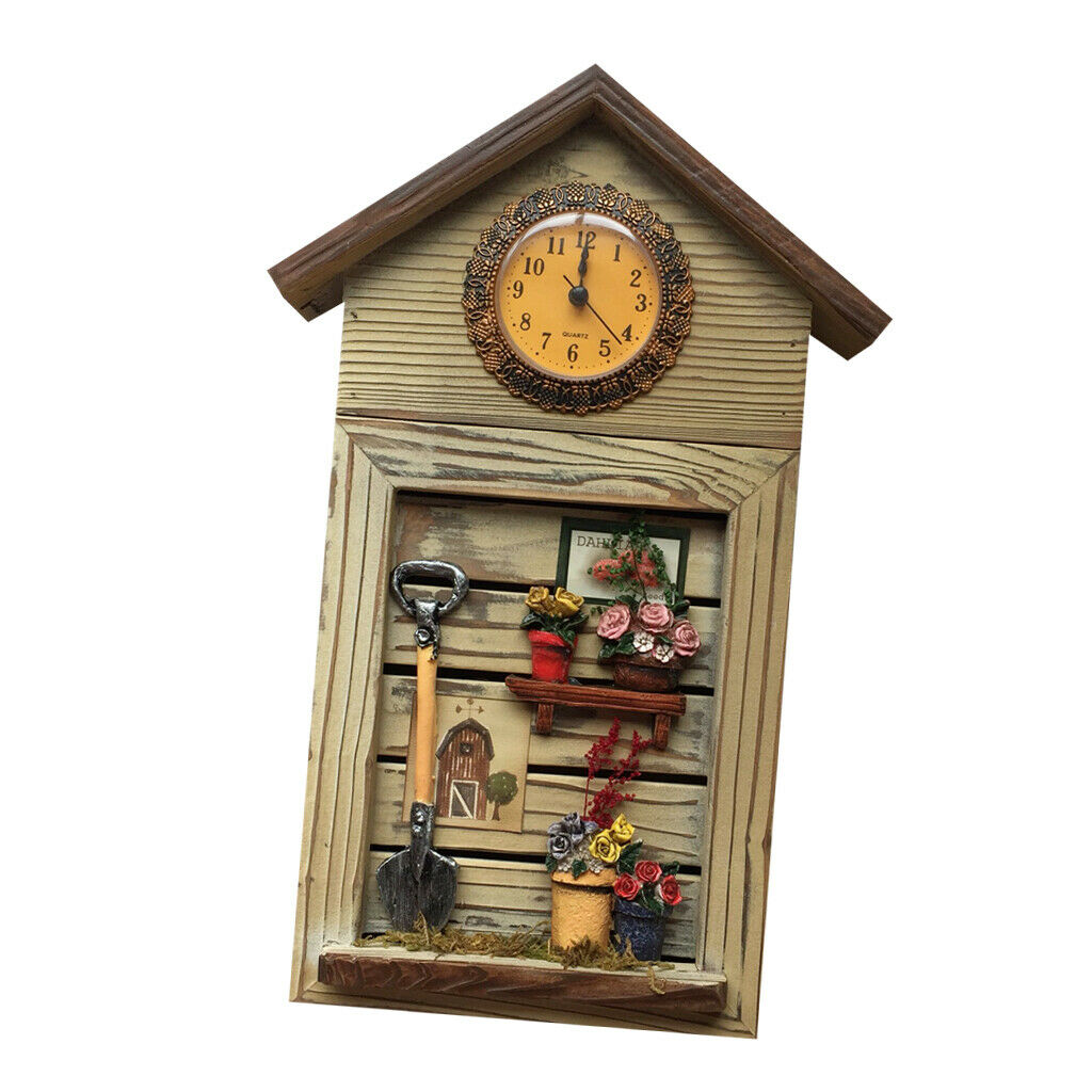 Wooden Handicraft Key Storage European Style Wooden Keys Box Decoration C