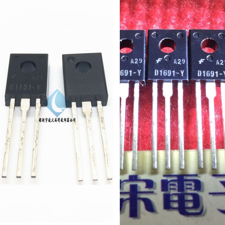 5pairs (10PCS) FAIRCHILD/ON TO-126 KSB1151+KSD1691 2SB1151+2SD1691 B1151+D1691