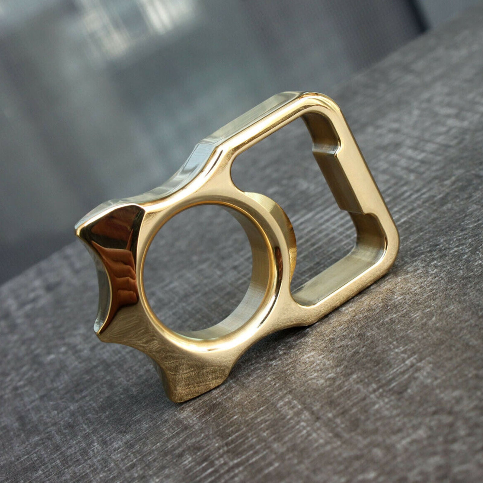 Solid Brass EDC Finger Pendant Bead Bottle Opener