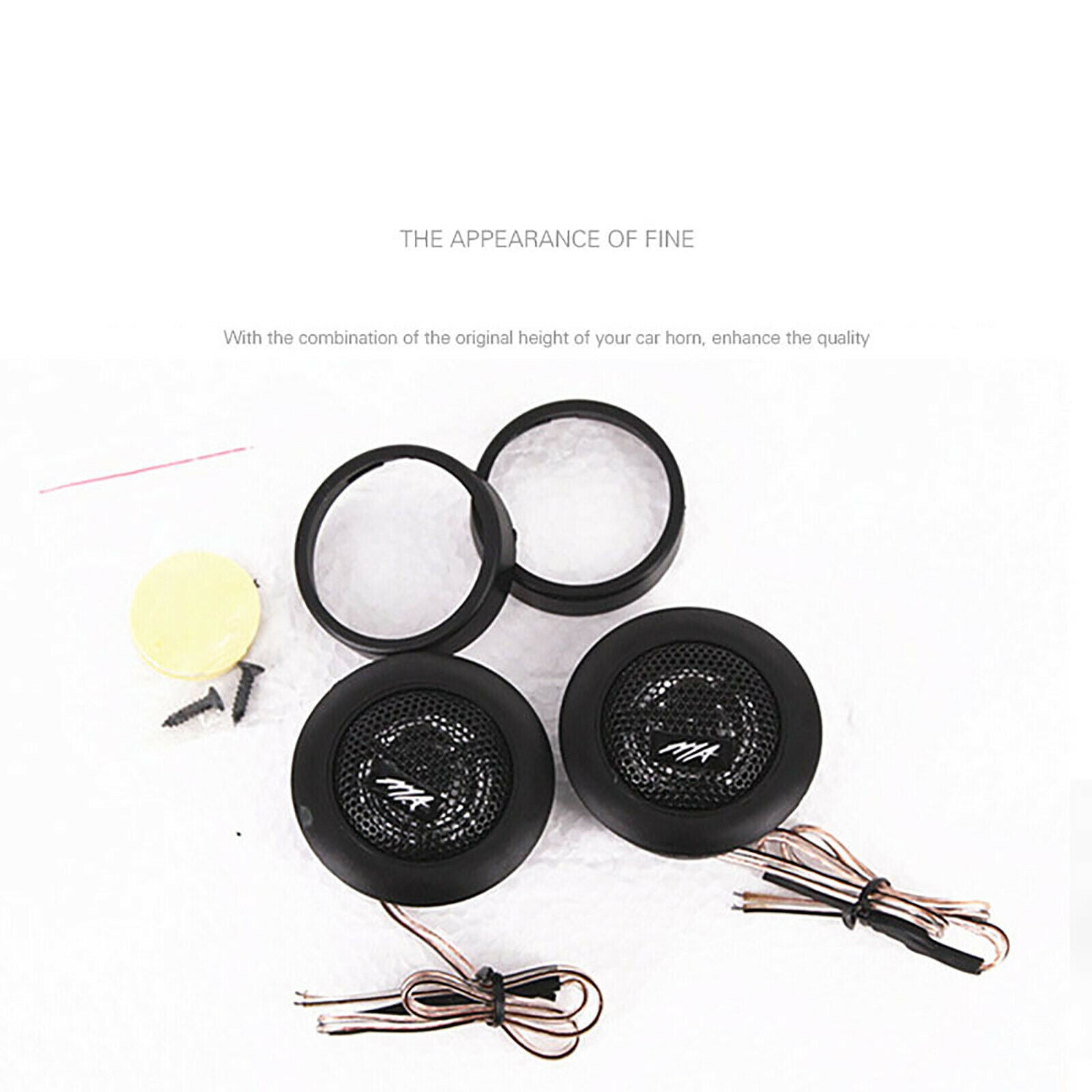 4 Ohm 35W Big Horn Loudspeaker Car Stereo Small Tweeter Dome Speaker Spare Parts