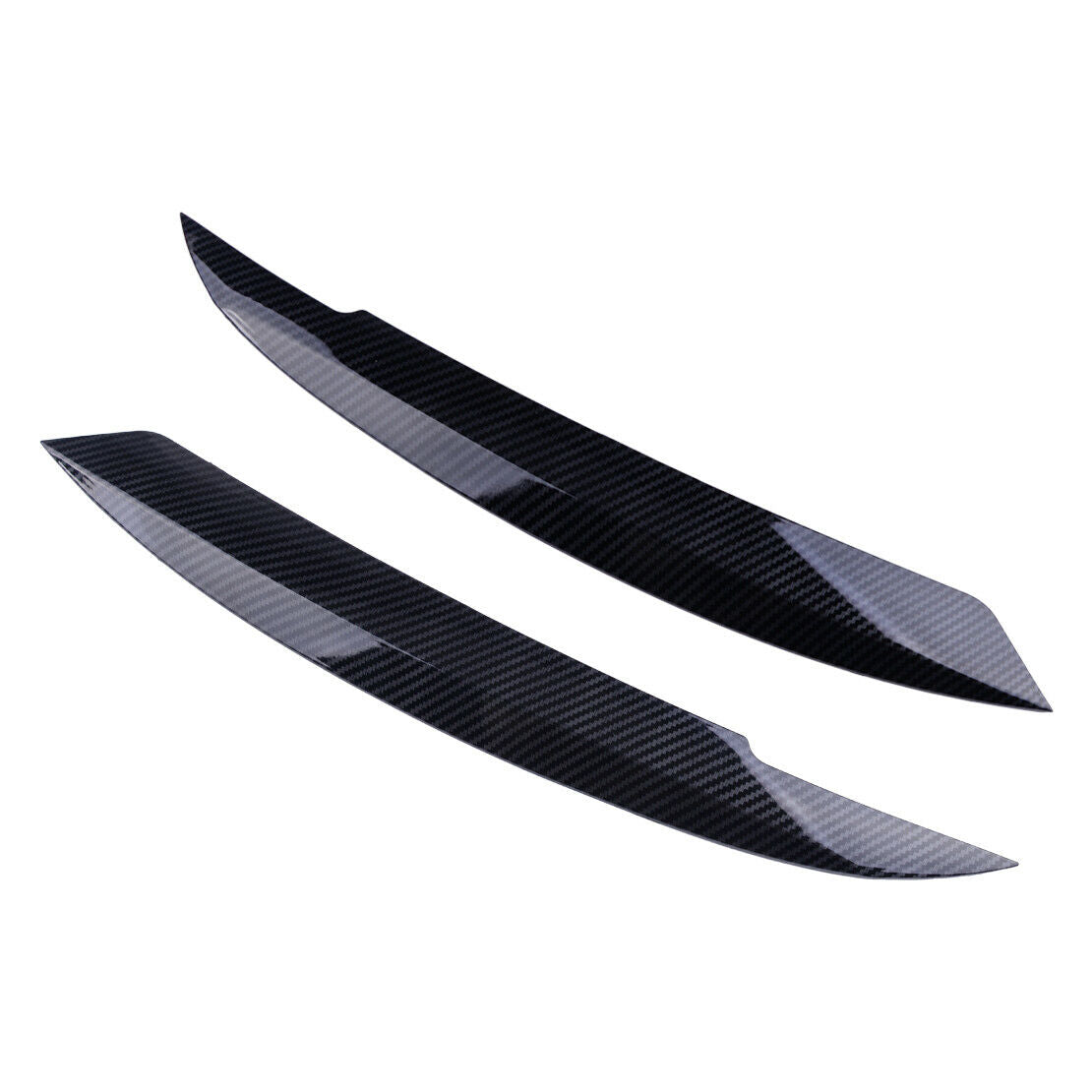Carbon Fiber Style Headlight EyeLid Eyebrow Fit For VW Jetta MK6 Sagitar NCS as