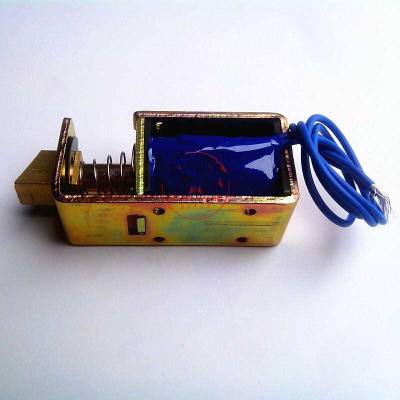 JF-S0837DL 10mm Stroke DC 24V 15N  With Automatic Reset Suction Solenoid 150g
