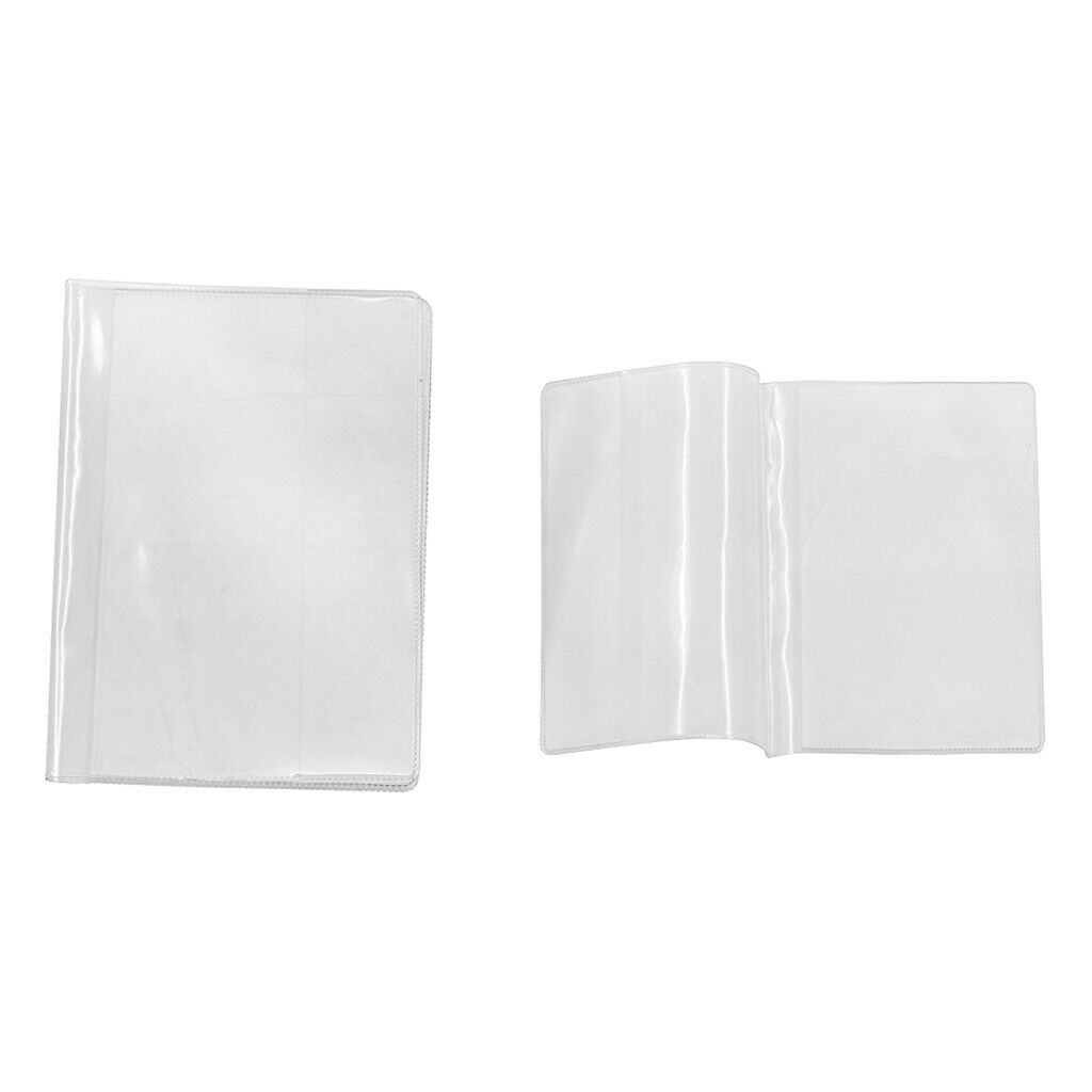 5x Plastic Waterproof Passport Holders Credit Card Cover Protector Bag Purse