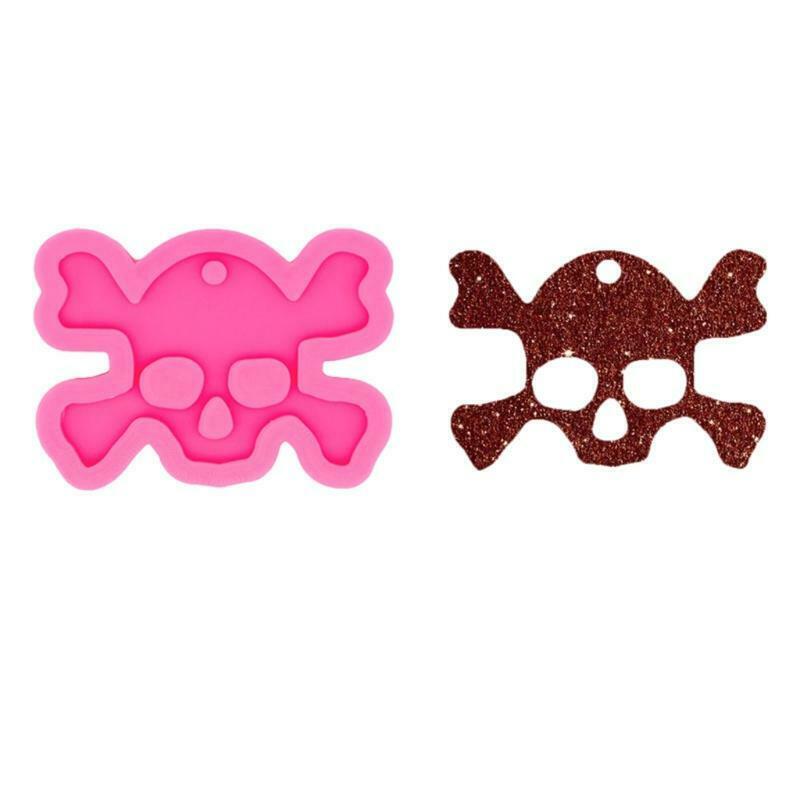 Skeleton Pirate Keychains Mold DIY Epoxy Craft Necklace Keychain Jewelry Mold