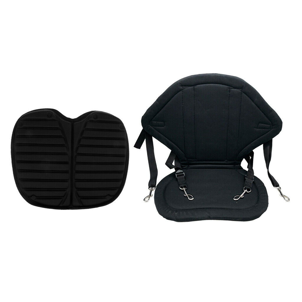 2Pcs Kayak Seat Padded Sit On Top Canoe Back Rest Cushion Pad for Fishing Boat