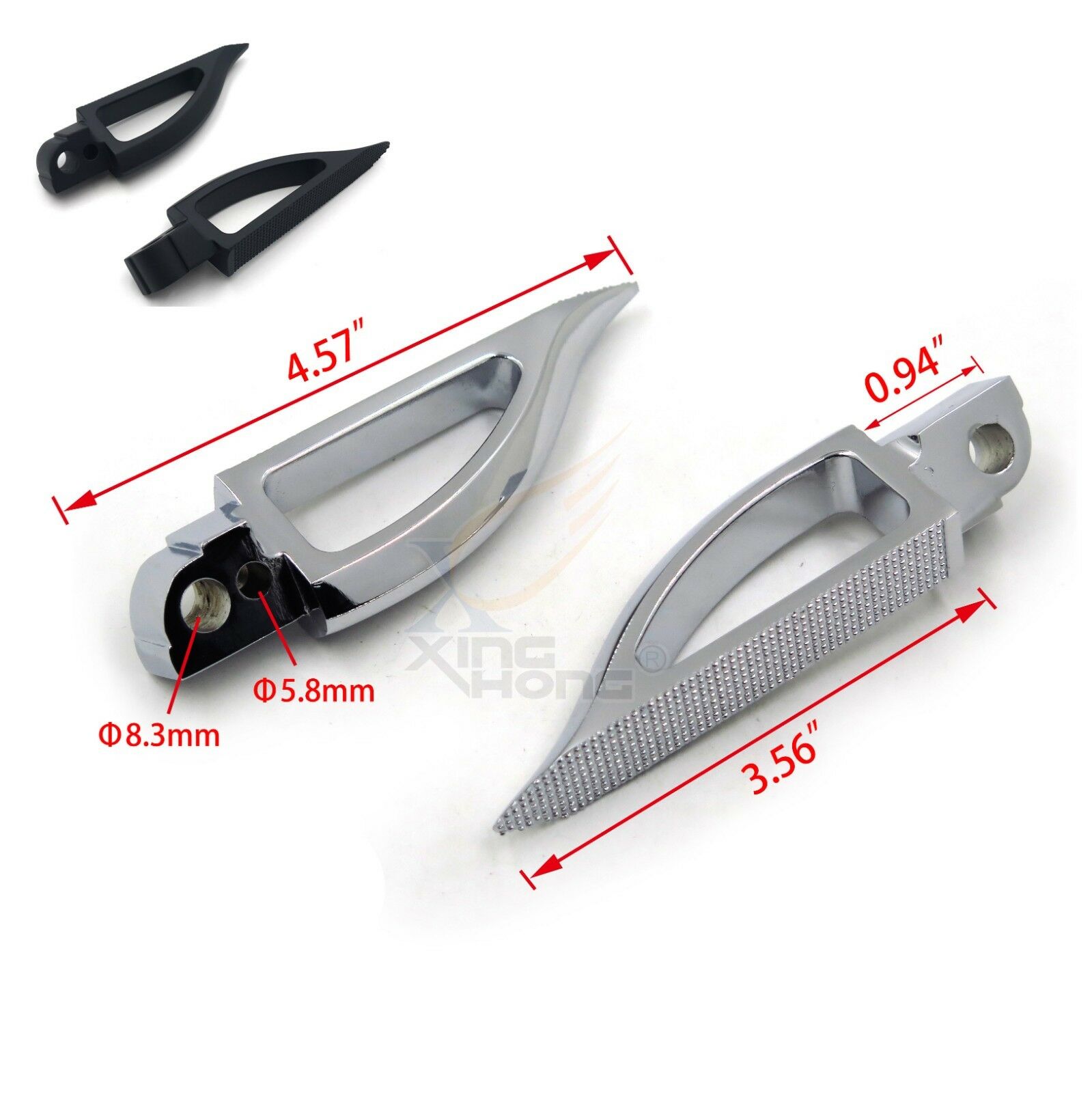 Motorcycle Front Foot Peg for 08-15 Suzuki GSX1300R Hayabusa/B-King