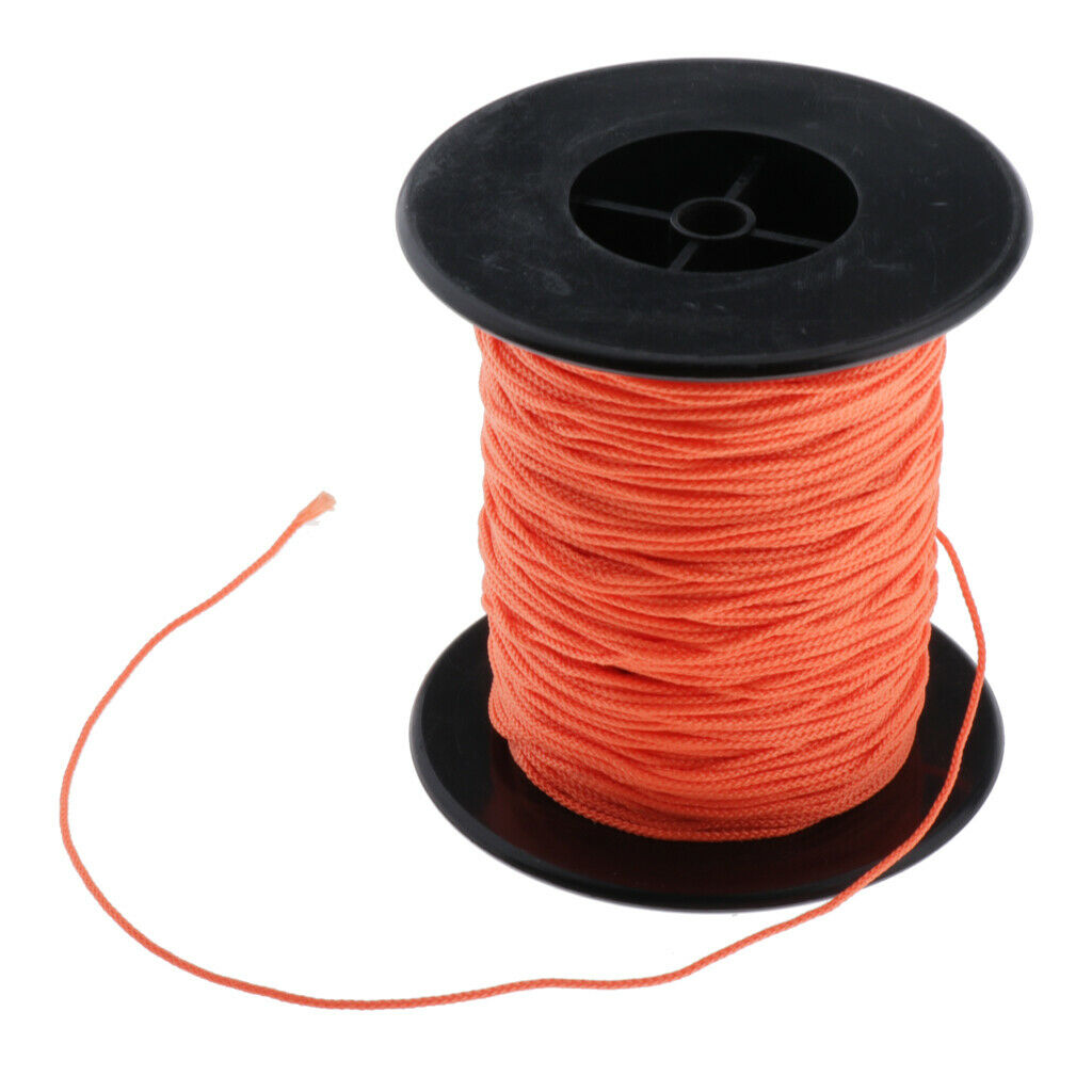 2X High Visibility Scuba Diving Reel Line 83m for Deep Sea Dive Float Flag