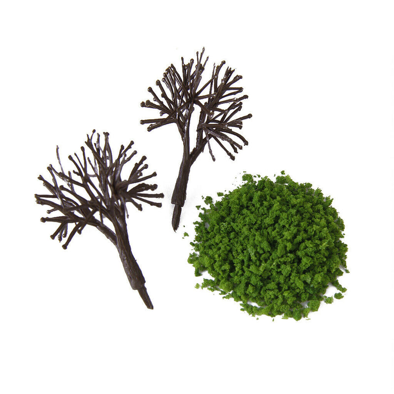 Light Green Grainy Shape Diy Foliage Sponge Leaves  Trees Pattern