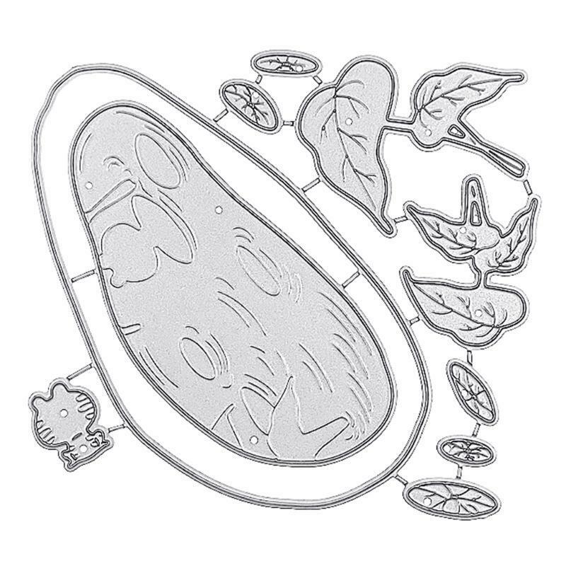 Frog Leaf Pond Metal Cutting Dies Stencil DIY Scrapbooking Album Paper Card Mold