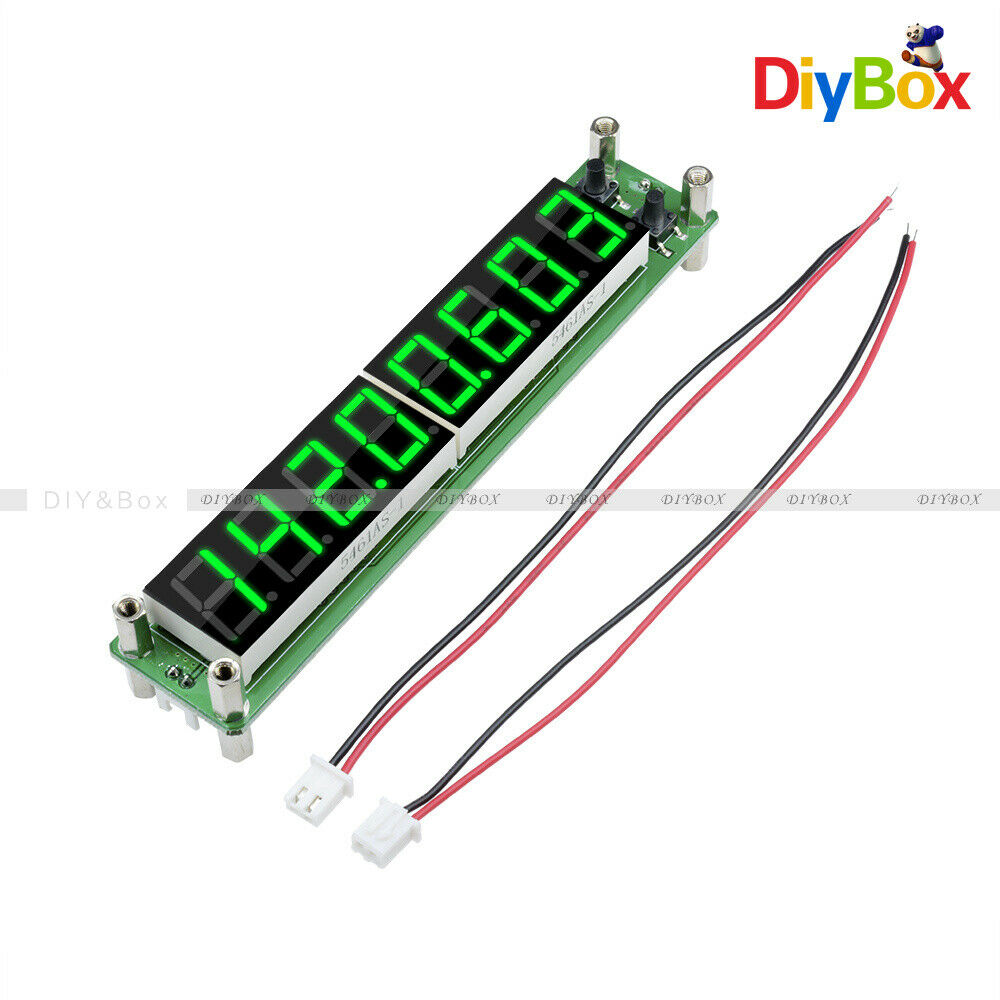 Signal Frequency Counter RF 0.1-60MHz 20MHz ~ 2.4GHz Green Cymometer Tester