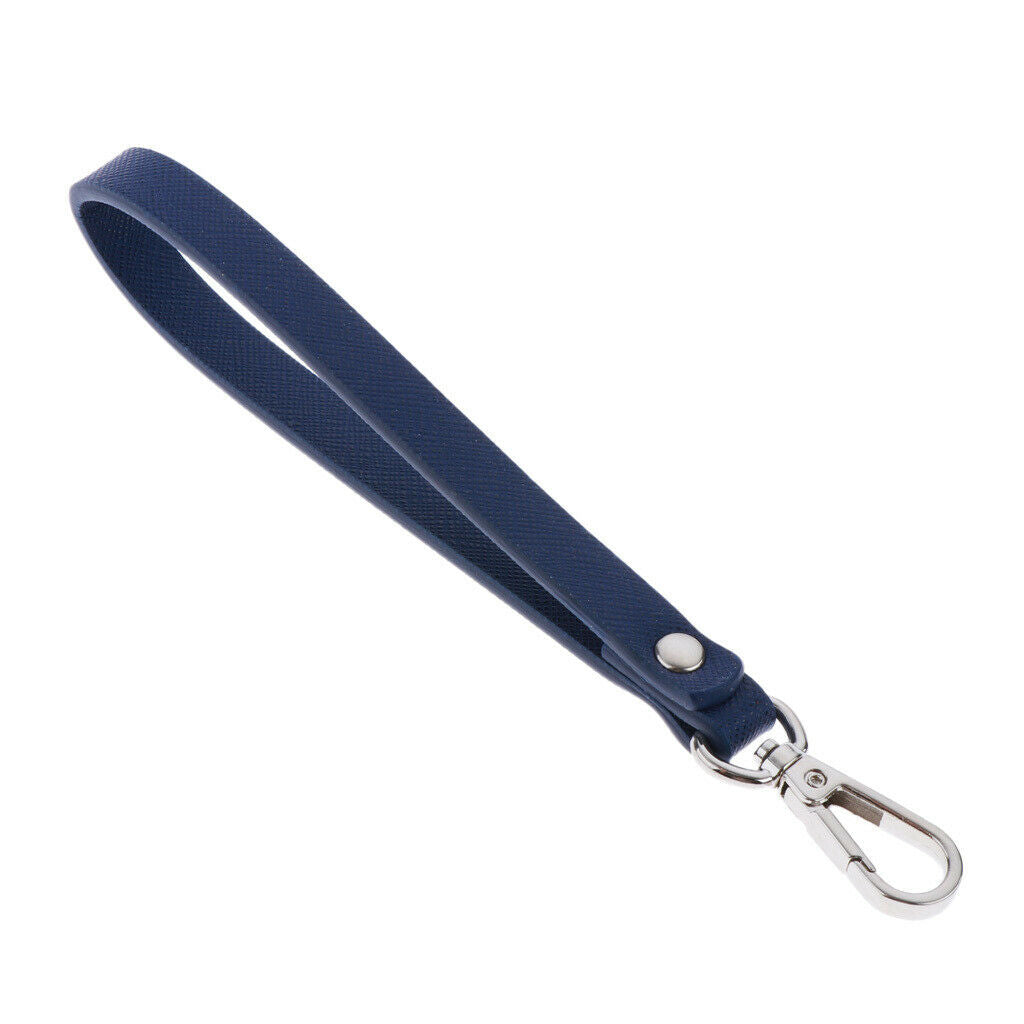 2x PU Leather Keychain Wrist Strap for Wristlet Purse Cellphone Key NEW