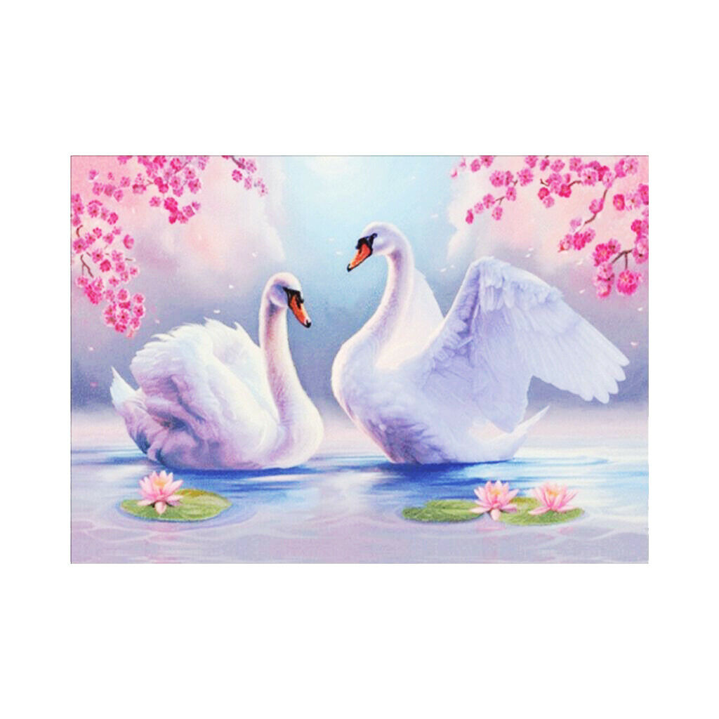 5D DIY Diamond Painting Embroidery Cross Stitch Kit for Home Decor Swan