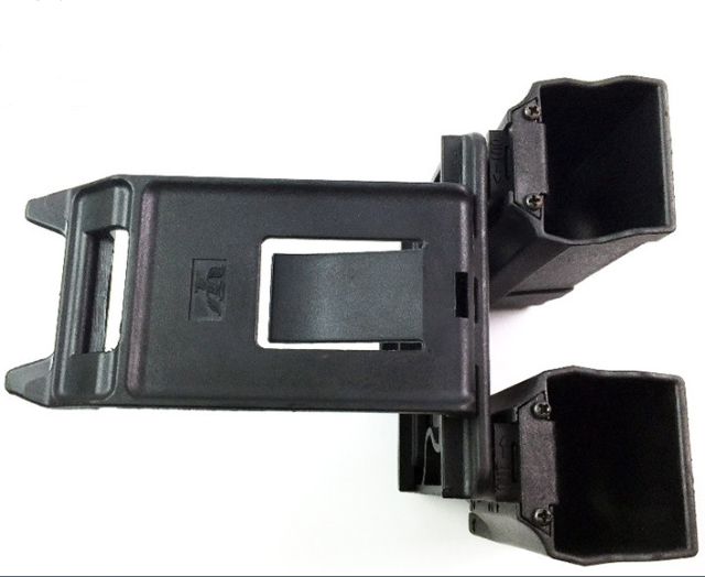 Double Magazine Pouch Holster Pouches For Glock 9mm .40 Cal USP P226 Black