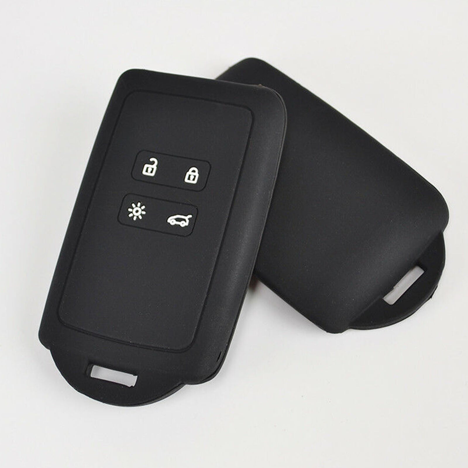 Remote Silicone Key Fob Cover For Renault Kadjar Espace Clio 16 18 2020 Black