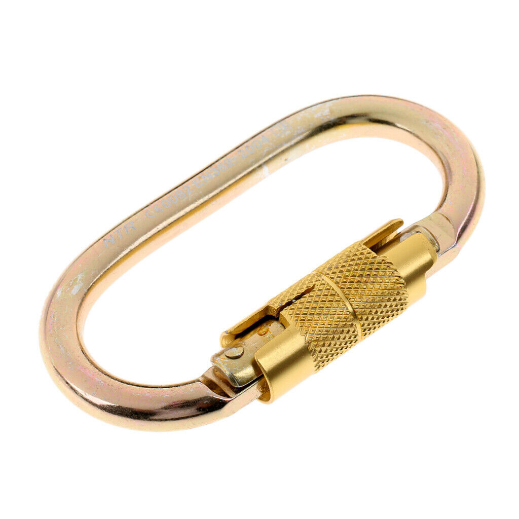 23kn Carbon Steel Shape Carabiner for Carabiner Equipment