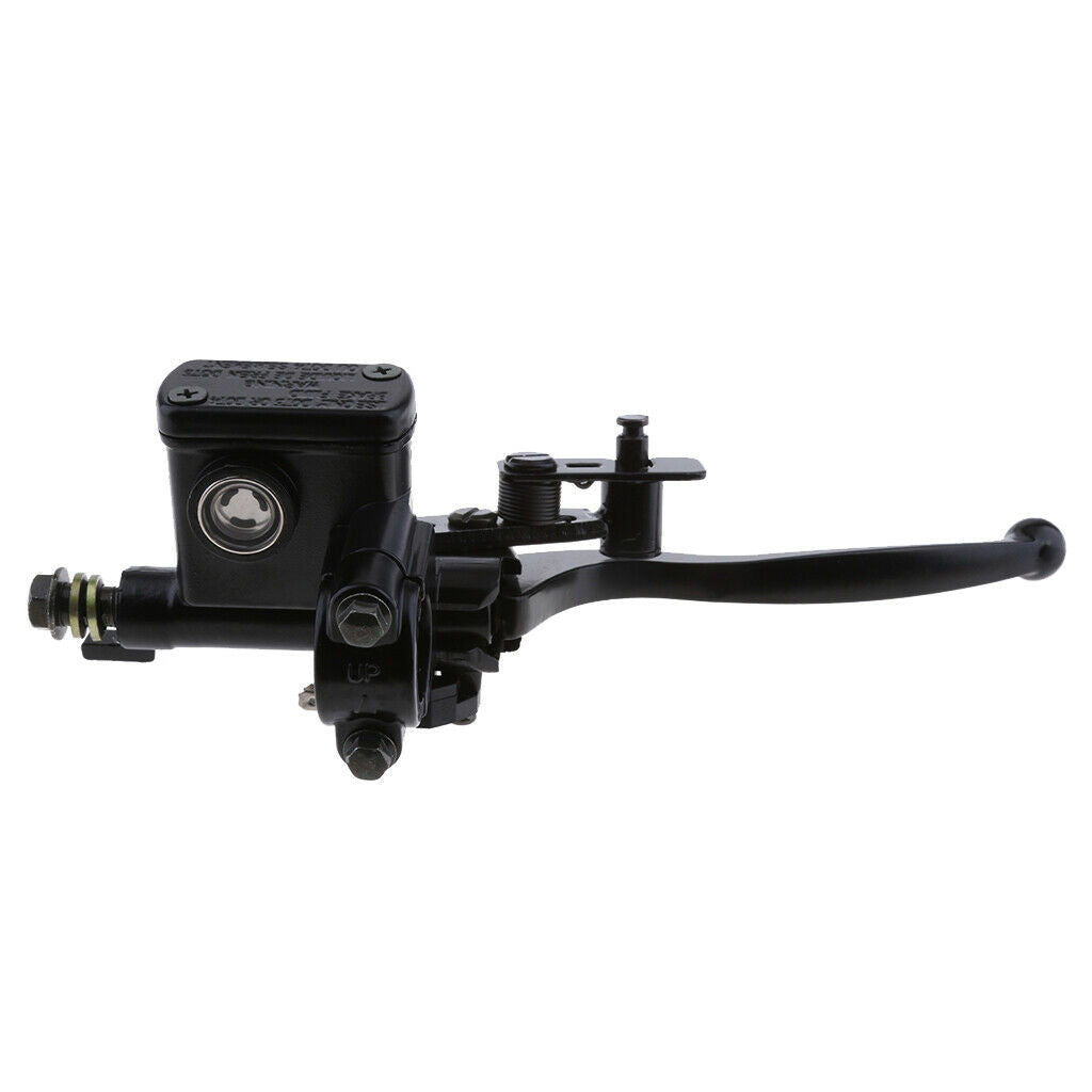10mm Banjo Black Front Right Hydraulic Brake Master Cylinder Dirt Bike ATV