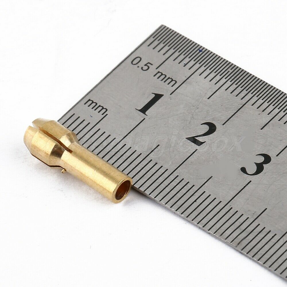1 Set of 4 size Brass Collet Fits Dremel Pin Vise Dia: 1/25" 1/16" 3/32" 1/8"