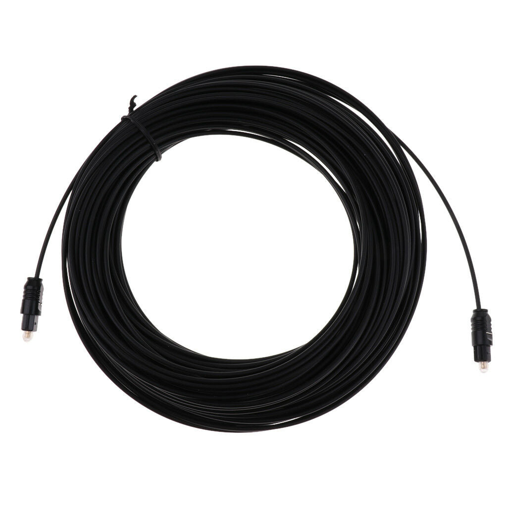 1Pack Toslink Male to Tos Male Digital Optical SPDIF Audio Cable 30Meter