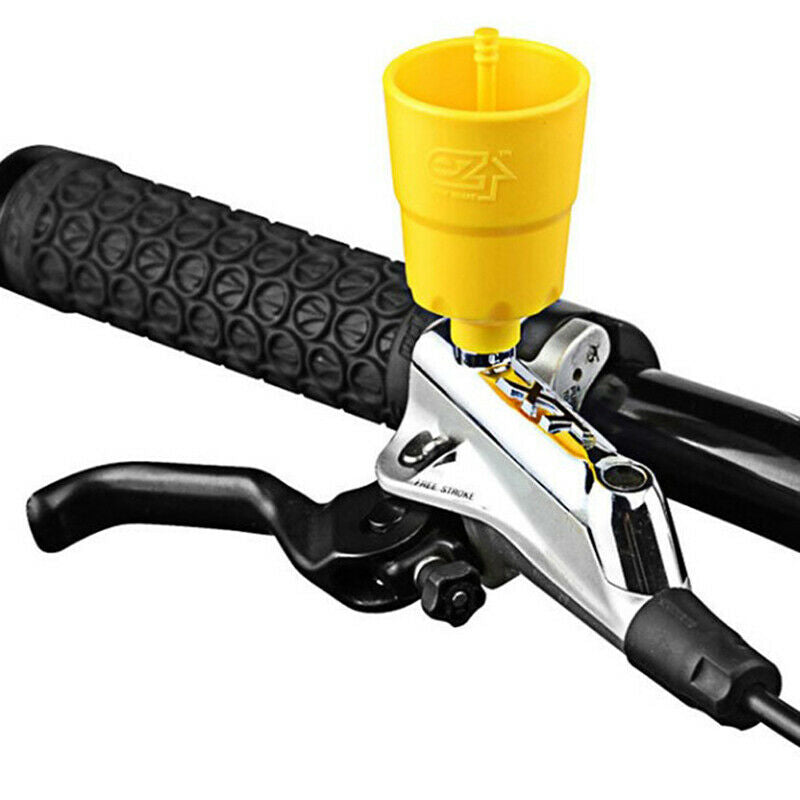 Bicycle Hydraulic Disc Brake Bleed Adapters Set Copper Metal Oil Funnel BikeBDA