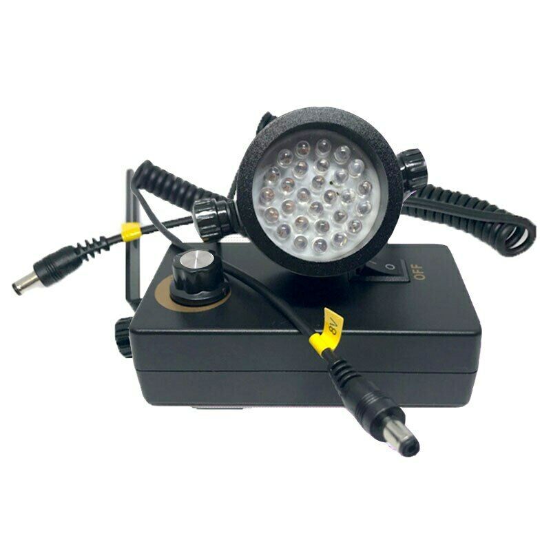 28LED Adjustable Angle Brightness Stereo Microscope Oblique Light Source 90-240V