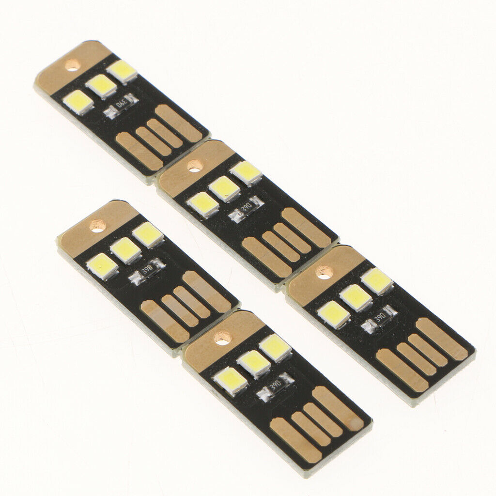 USB Light Keychain Super Bright SMD LED Mini USB Port Light Ultra-thin Portable