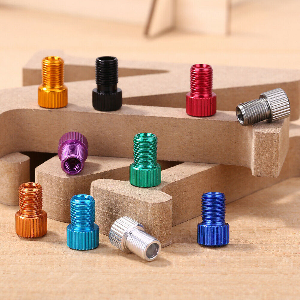 40pcs Bicycle Valve Adapters MTB Road Bike Presta to Schrader Valve Adapter @