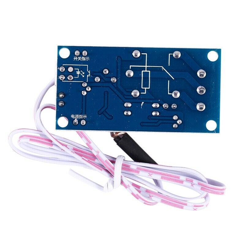 DC 12V Photoelectric Switch Sensor Relay Module 50mmx25mm w 2 Cable P2Z8Z8
