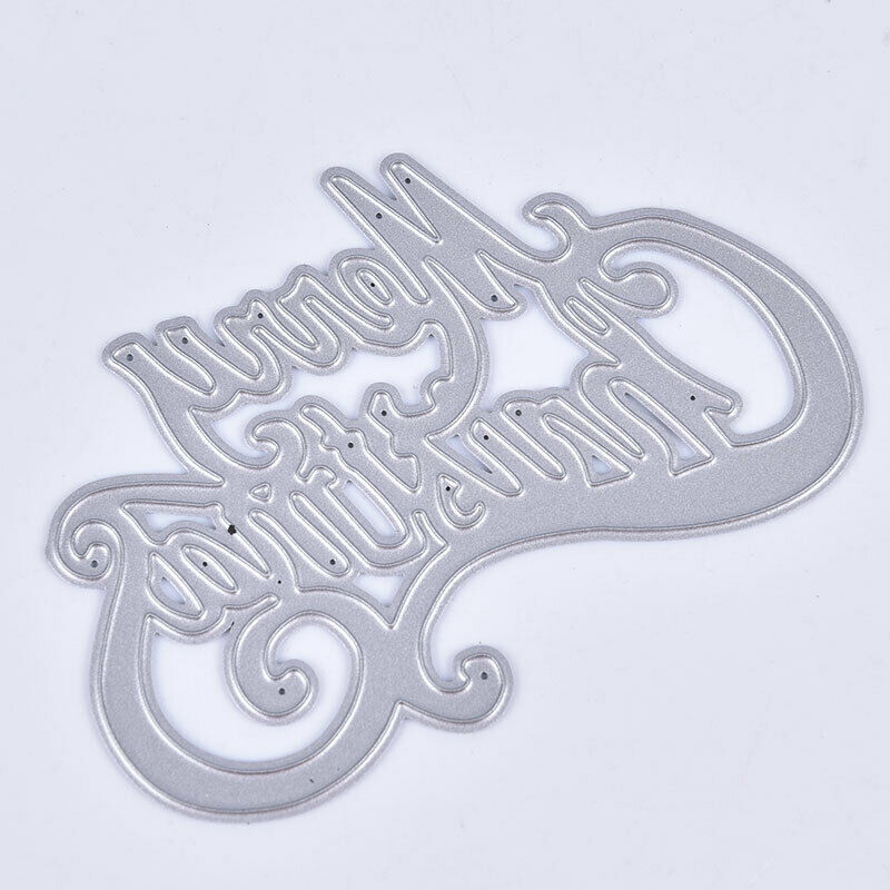 Cutting Die Metal Stencil Carbon Steel Embossing for Christmas Paper Card.l8