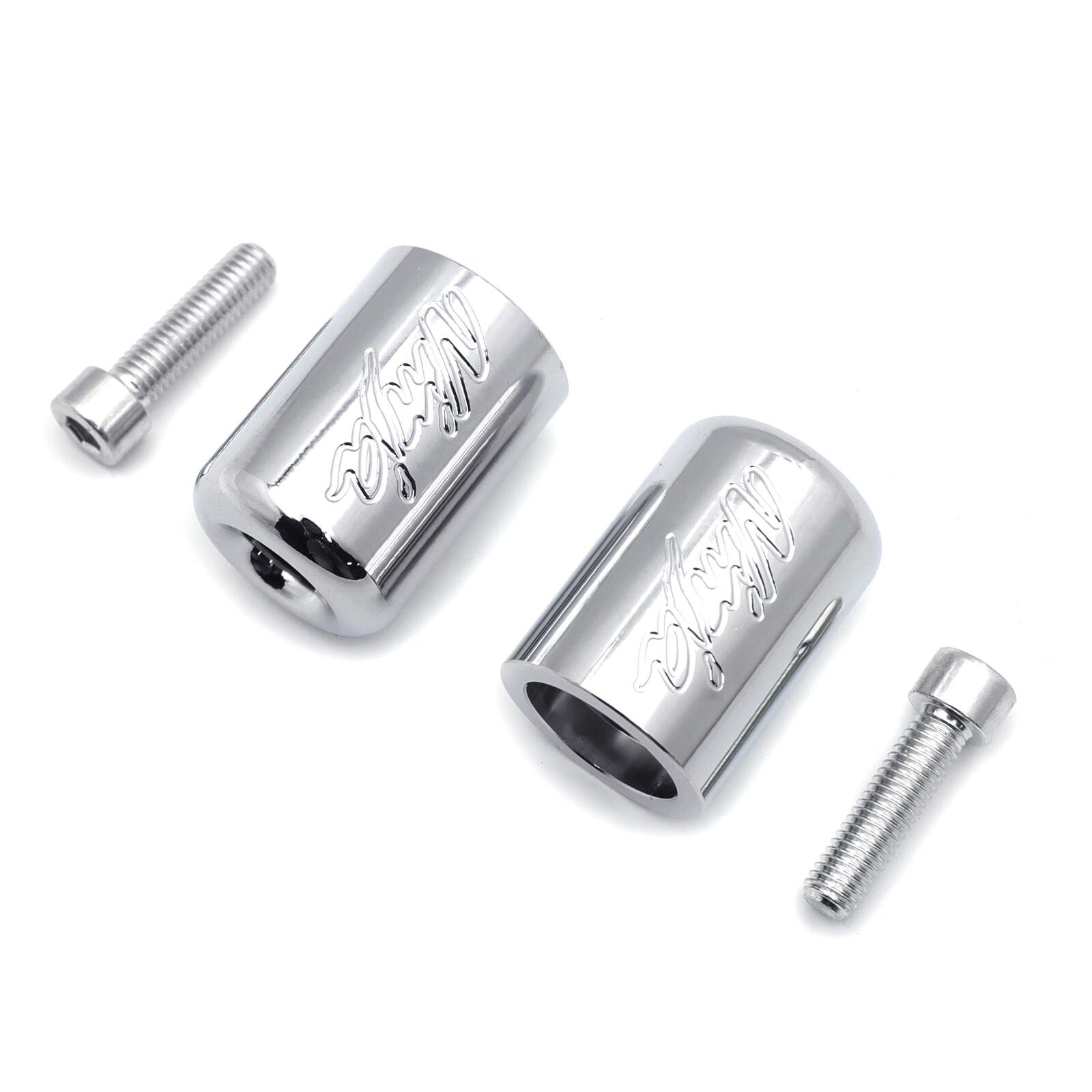 Hand Bar Ends for 2003 2004 2005 2006 2007 2008 2009 Kawasaki Ninja ZX6RR CHROME
