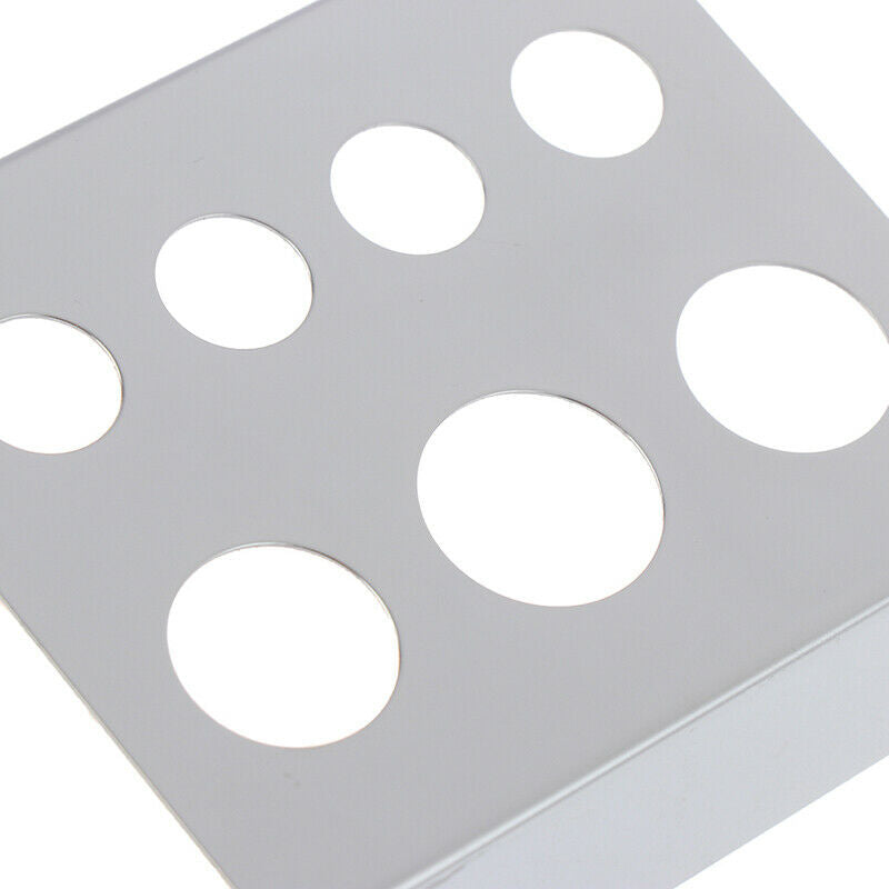 7 Holes Container Stand Tattoo Pigment Stainless Steel S Tattoo Glass Cup.l8