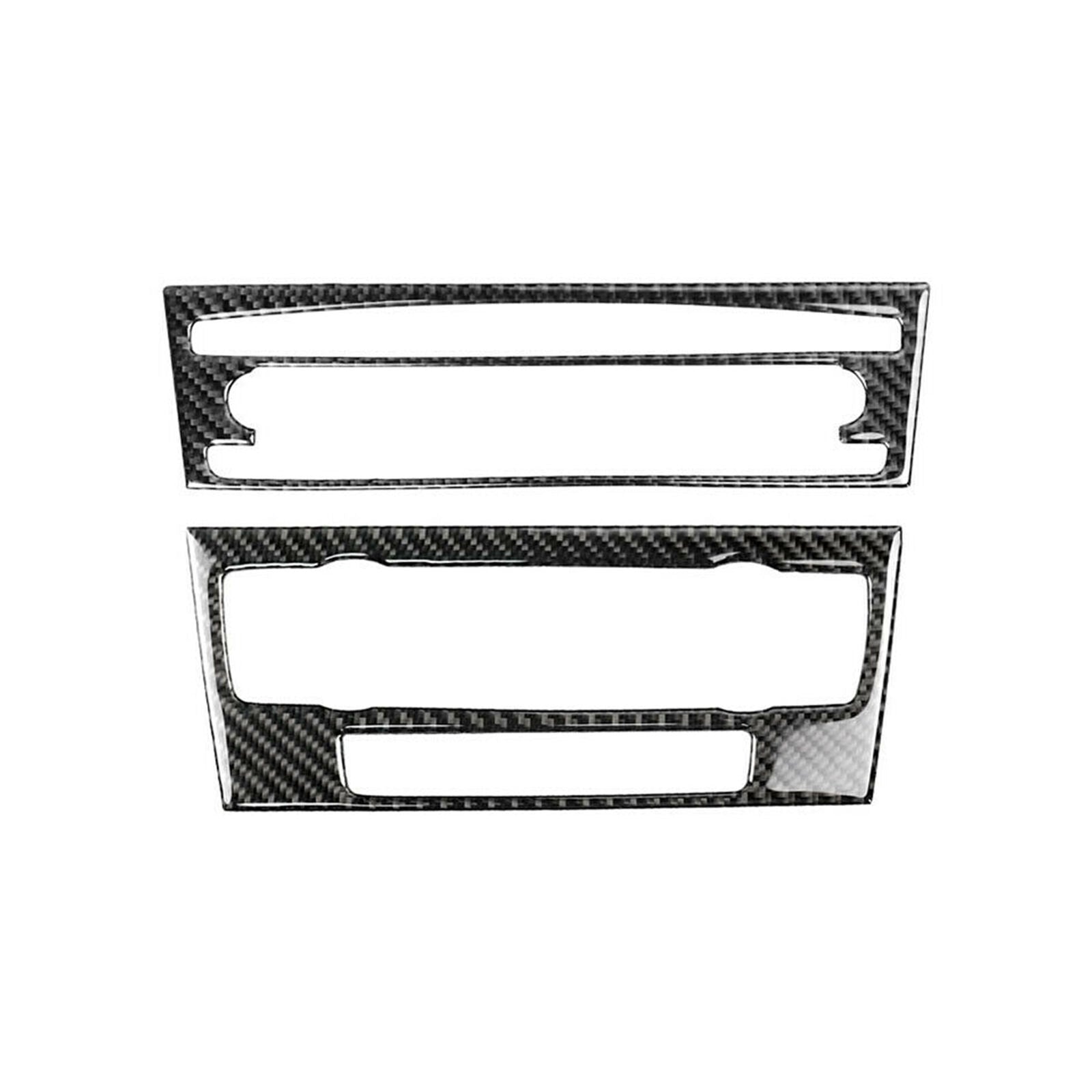 For BMW 3-Series E90/92/93 2005-12 Carbon Fibre AC Control Panel CD Cover Trim