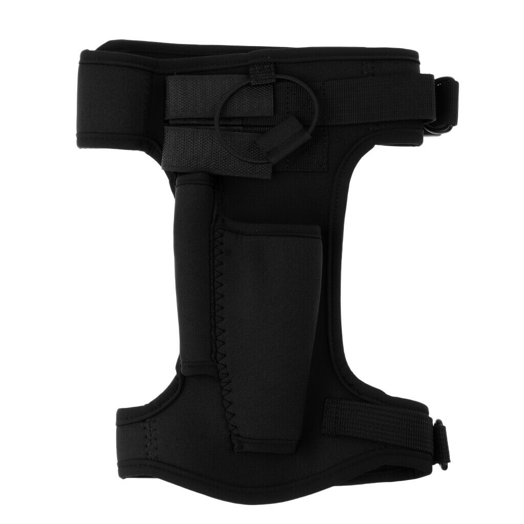 2X Multi Purpose Dive Sheath Leg/Arm Holder Quick Release for Black+Red Black