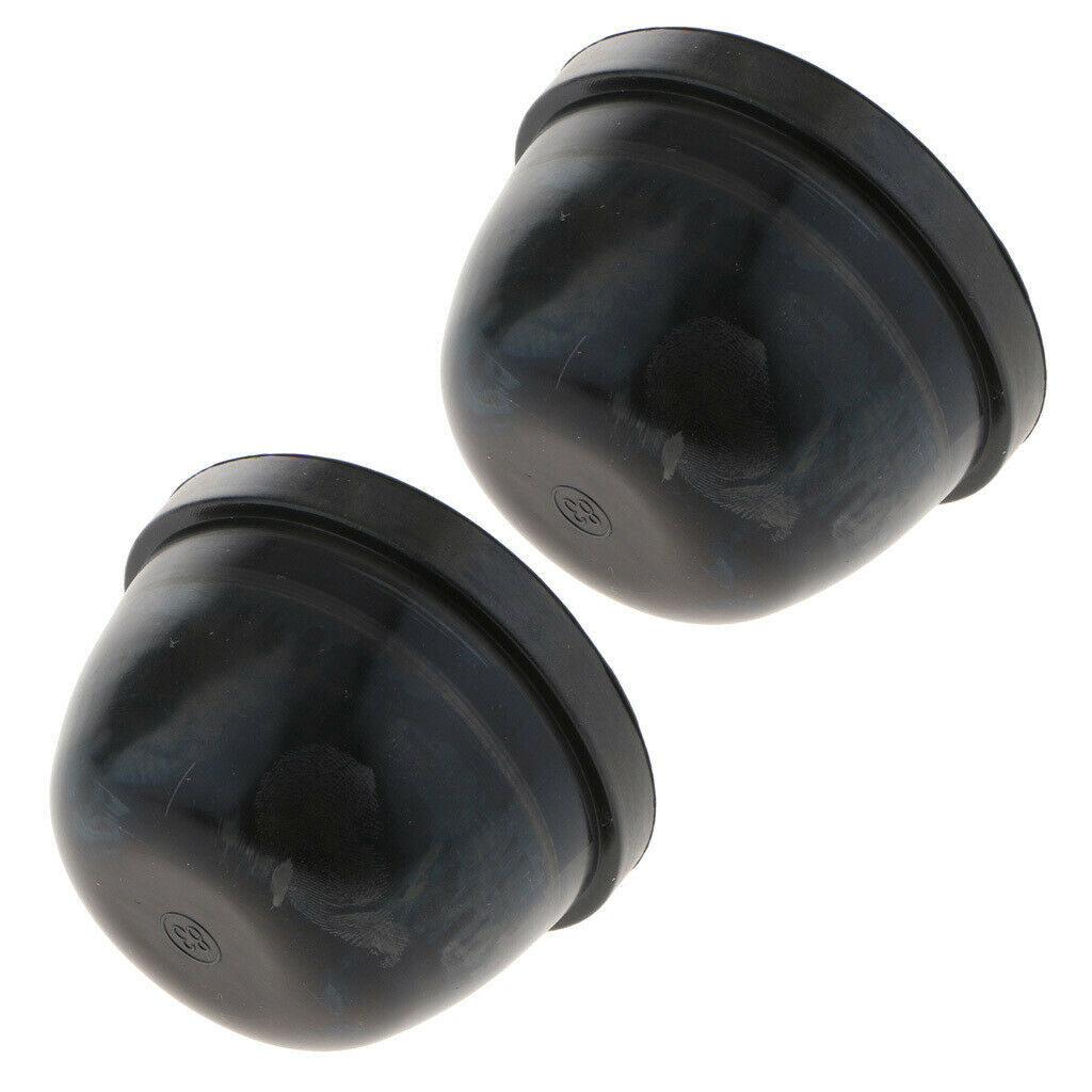 2X Universal Rubber Housing Seal Cap Dust Cover Car LED Headlight 83X60mm