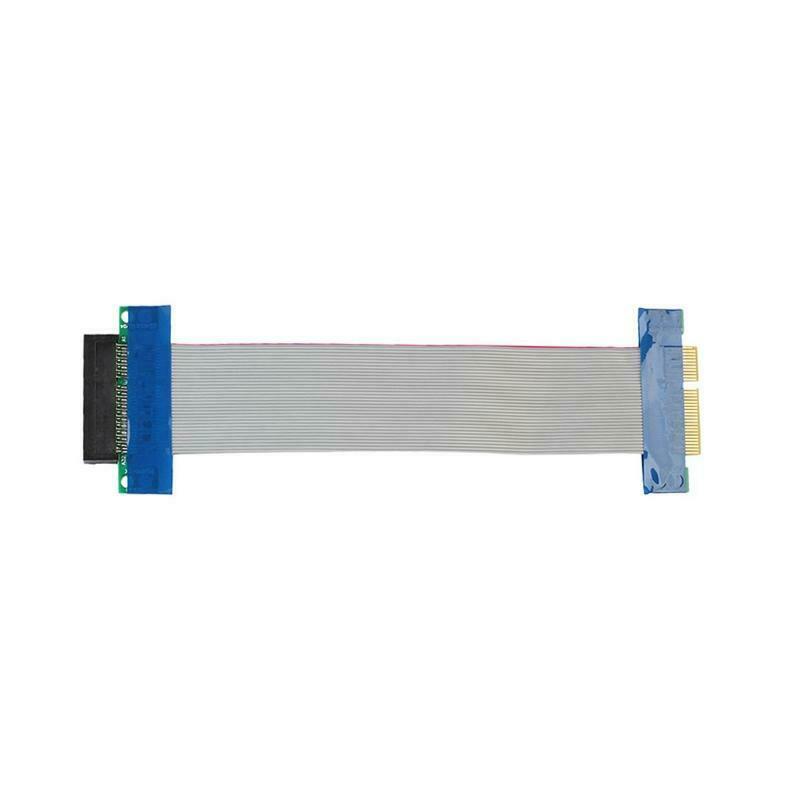 7.87in PCI E 4X PCI Express 3.0 4X Extension Extender Extension Cable 0.65ft
