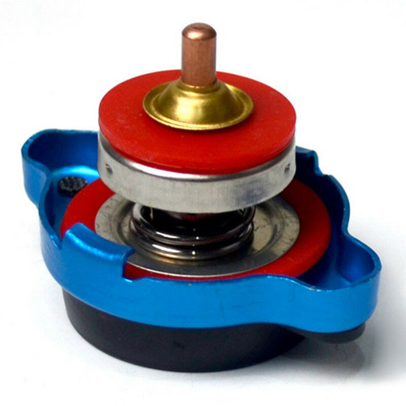 Universal Car Thermost Radiator Cap Cover & Water Temp Gauge Meter 1.1 Bar IBDA