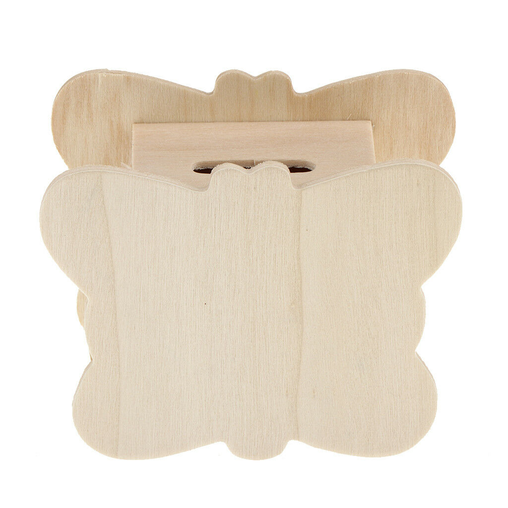 Wooden Butterfly Educational Toys for Kids DIY Personalized Coin Saving Box