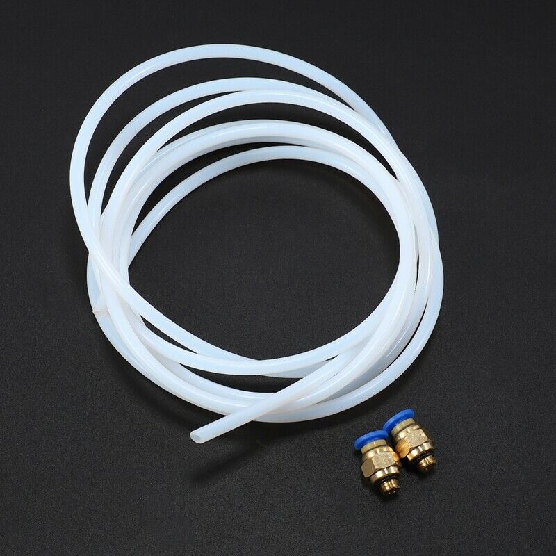 2 Meters Ptfe PTFE Bowden Tube 1.75Mm Filament And Pc4-M6 Push-In Fittings ForS7