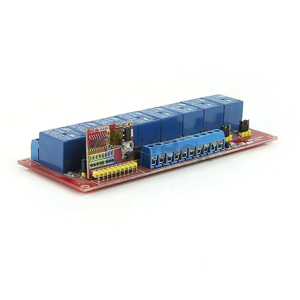5V 8-Channel Relay Module Multi-function Infrared Remote Control Bidirectional