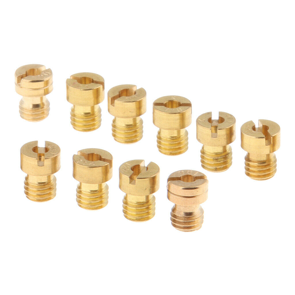 Set of 40 Carburetor Main Jet Parts Kit 108 115 116 118 124 for PWK FCR 8mm
