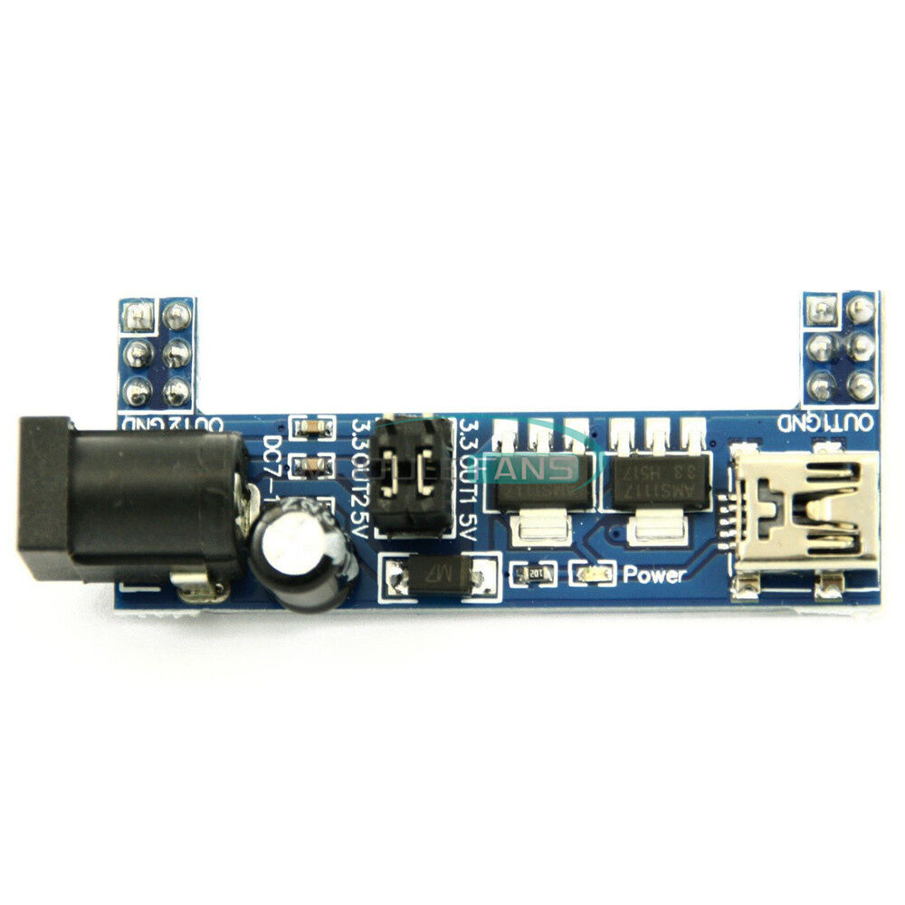 10PCS Mini USB MB102 Breadboard Power Supply Module 3.3V 5V F Solderless Arduino