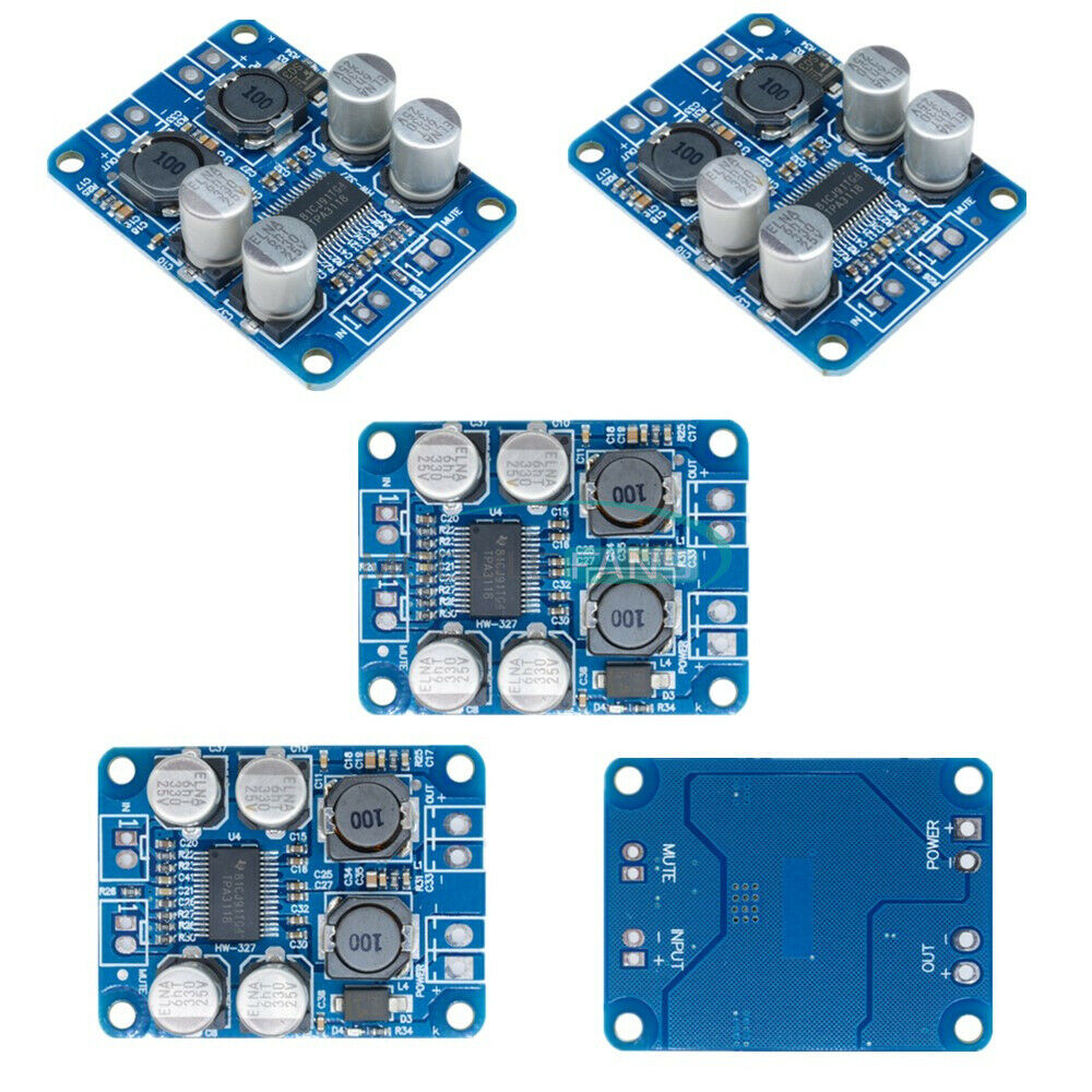 5PCS TPA3118 PBTL Mono Digital Amplifier Board 1X60W 24V POWER Replace TPA3110