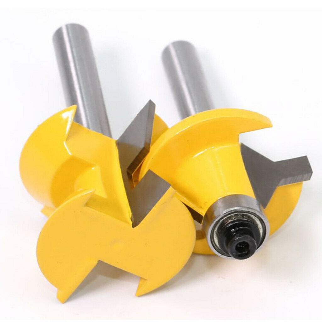 2 pcs Carbide Rail and Stile Router Bit Ogee 8mm Shank Wood Willing Cutter