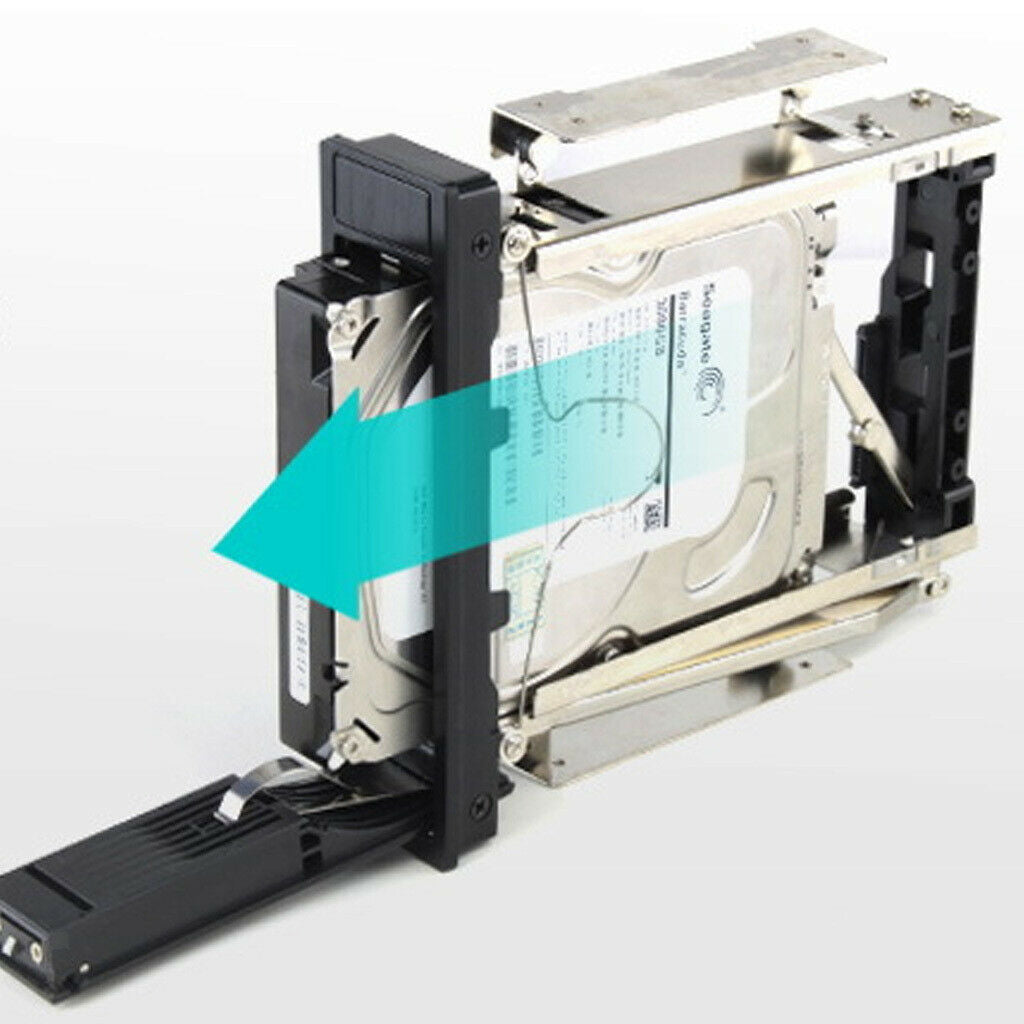 Single Bay Internal Mobile Rack Enclosure for 3.5" SSD/HDD Hot-swap Dock